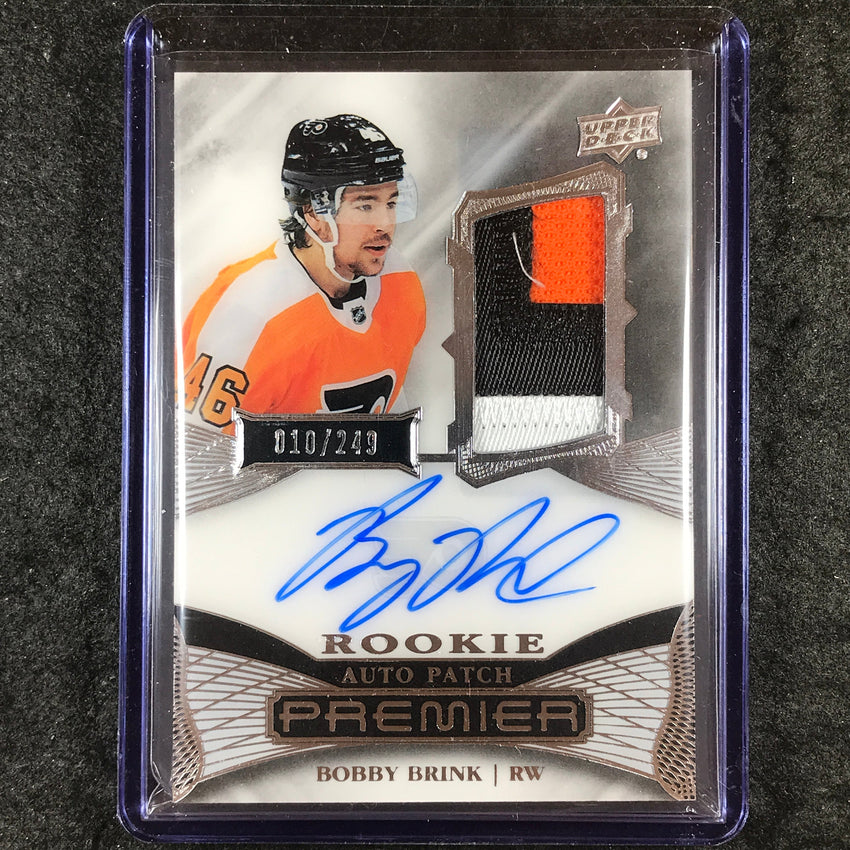 2022-23 Premier NHL BOBBY BRINK Acetate Rookie Patch Auto 10/249