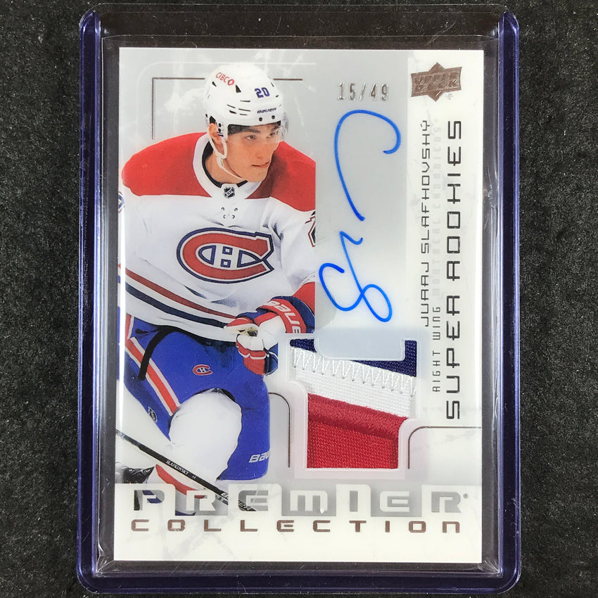 2022-23 Premier NHL JURAJ SLAFKOVSKY 2003-04 Rookie Patch Auto 15/49