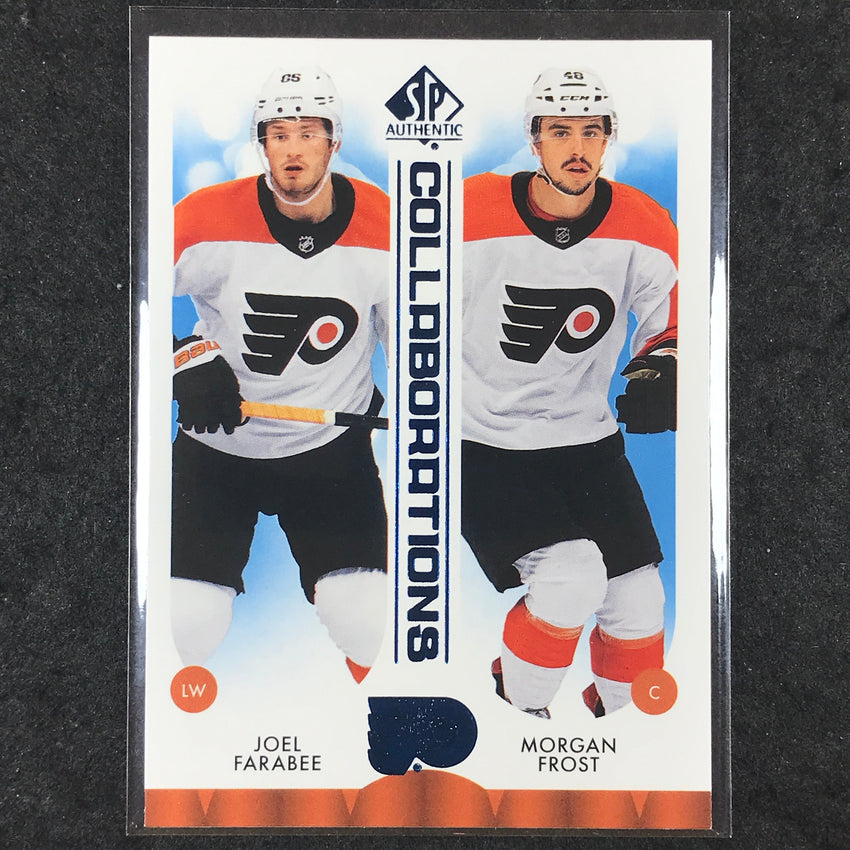 2023-24 SP Authentic NHL JOEL FARABEE MORGAN FROST Collaborations Blue #15