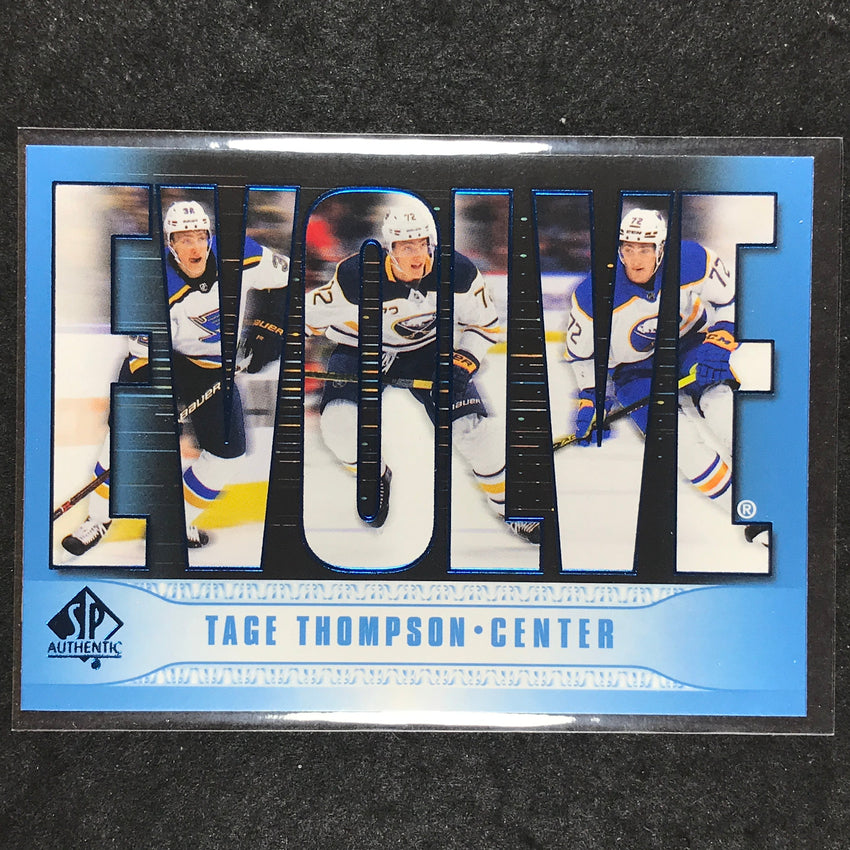 2023-24 SP Authentic NHL TAGE THOMPSON Evolve Blue #10