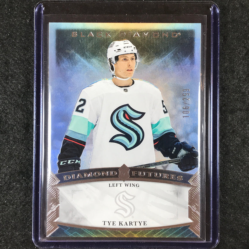 2023-24 Black Diamond NHL TYE KARTYE Diamond Futures Rookie 106/299