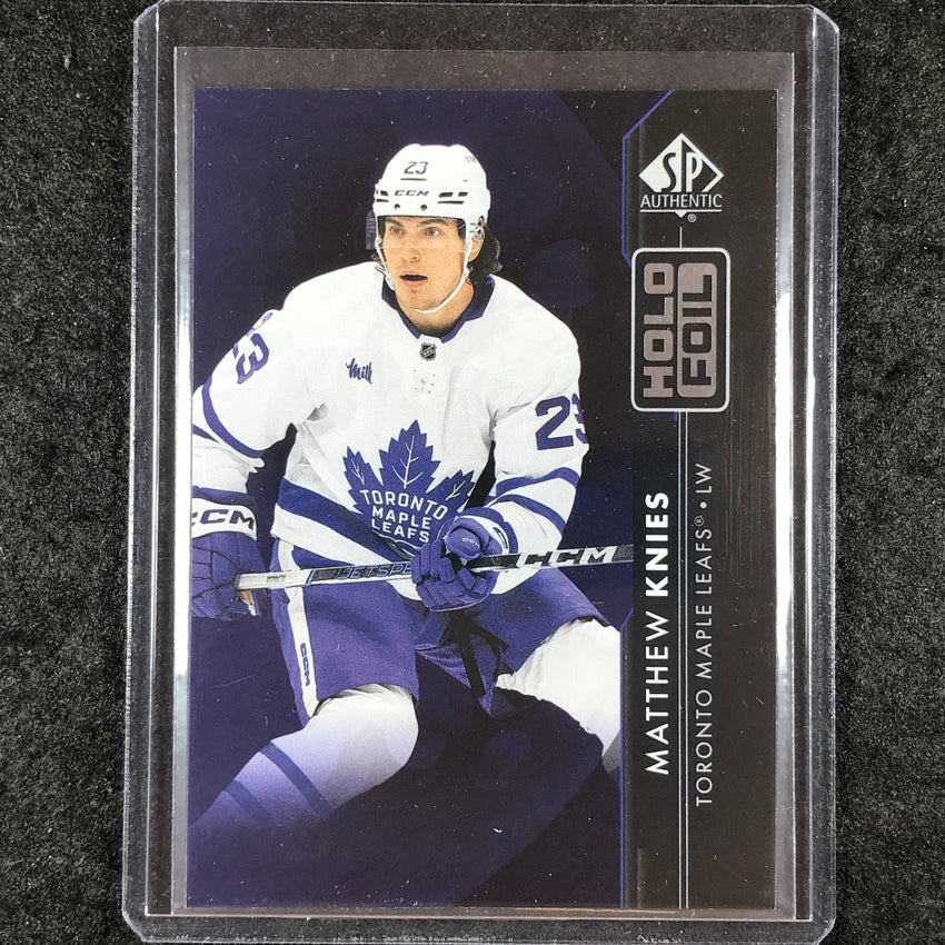 2023-24 SP Authentic NHL MATTHEW KNIES Holo Foil Rookie SSP #36