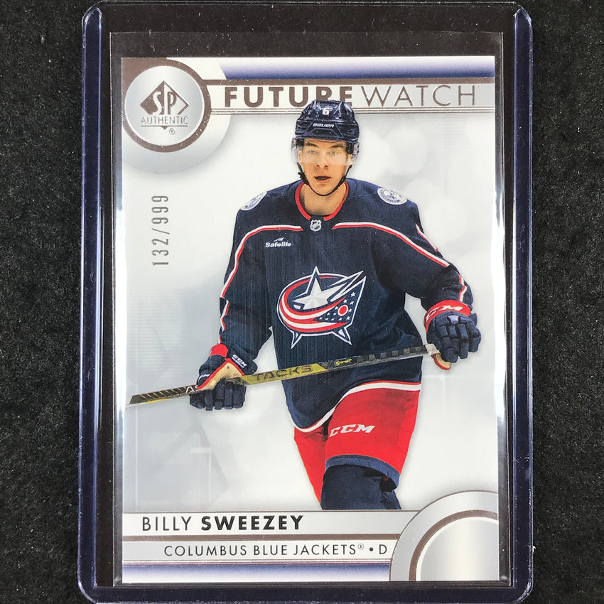 2023-24 SP Authentic NHL BILLY SWEEZEY Future Watch Rookie Base 132/999