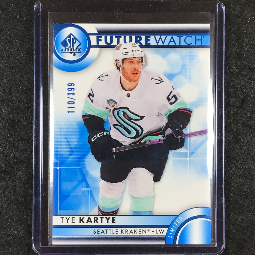 2023-24 SP Authentic NHL TYE KARTYE Future Watch Rookie Blue 110/399