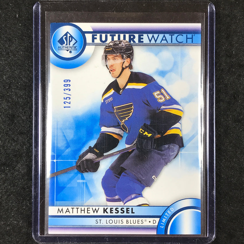2023-24 SP Authentic NHL MATTHEW KESSEL Future Watch Rookie Blue 125/399