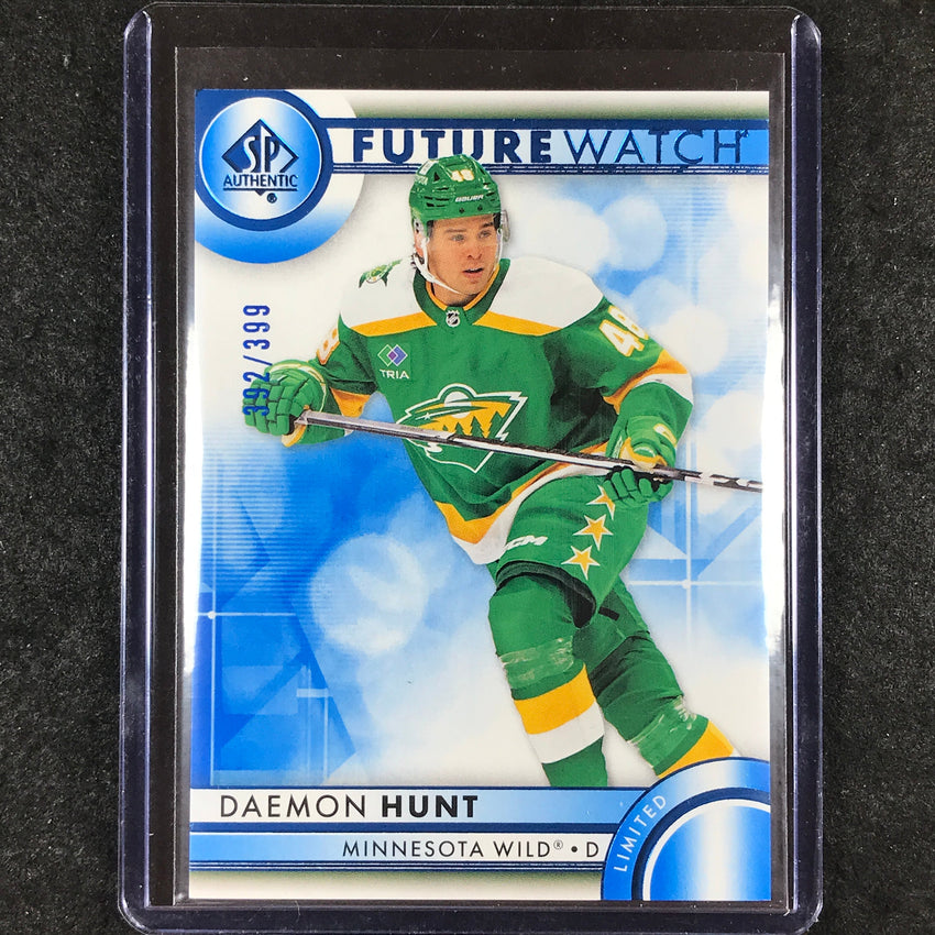 2023-24 SP Authentic NHL DAEMON HUNT Future Watch Rookie Blue 392/399