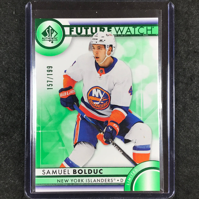 2023-24 SP Authentic NHL SAMUEL BOLDUC Future Watch Rookie Green 157/199
