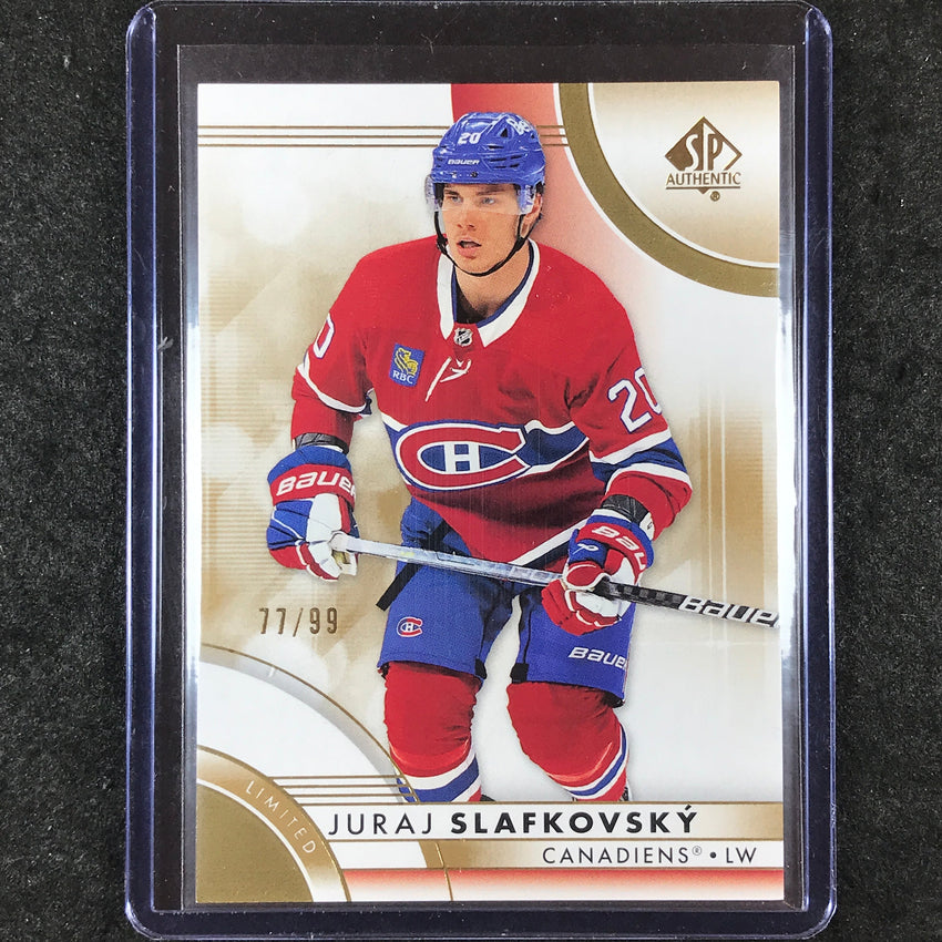 2023-24 SP Authentic NHL JURAJ SLAFKOVSKY Base Gold 77/99