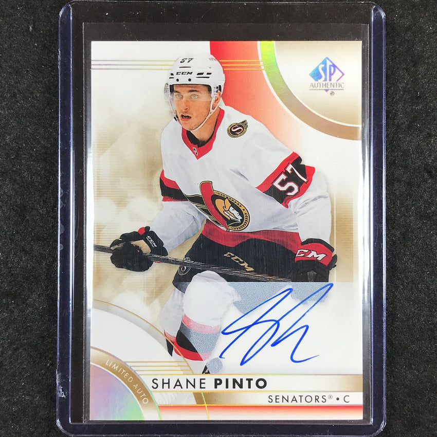 2023-24 SP Authentic NHL SHANE PINTO Base Limited Autograph #41