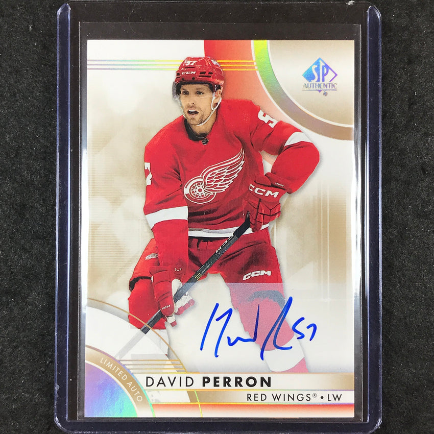 2023-24 SP Authentic NHL DAVID PERRON Base Limited Autograph #77