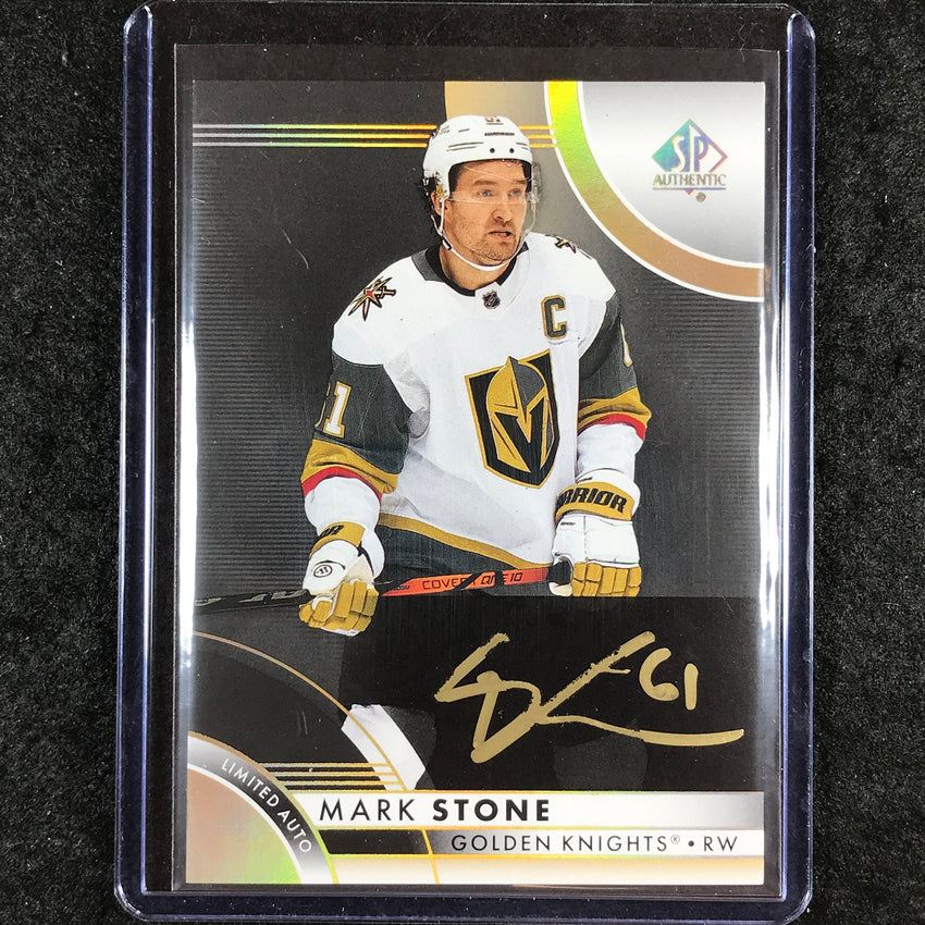 2023-24 SP Authentic NHL MARK STONE Base Mystery Black Auto #44