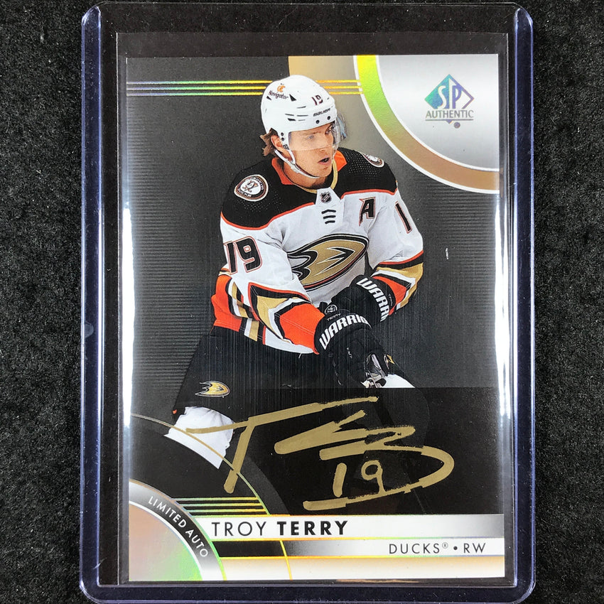 2023-24 SP Authentic NHL TROY TERRY Base Mystery Black Auto #48