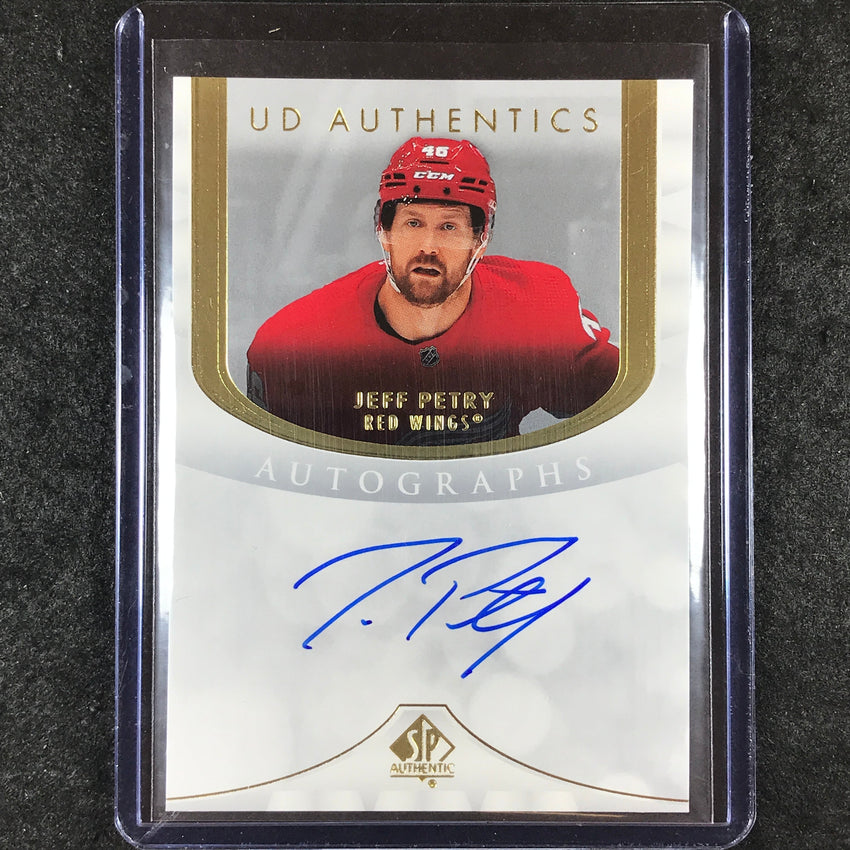 2023-24 SP Authentic NHL JEFF PETRY UD Authentics Autograph #JP