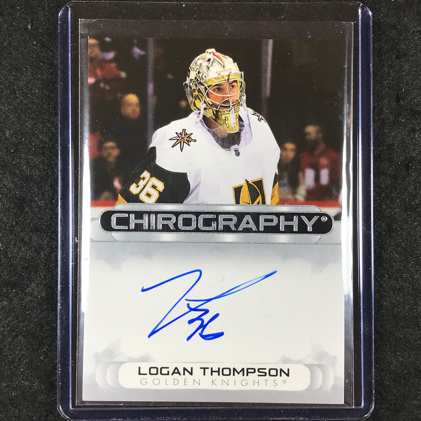 2023-24 SP Authentic NHL LOGAN THOMPSON Chiography Auto #LT