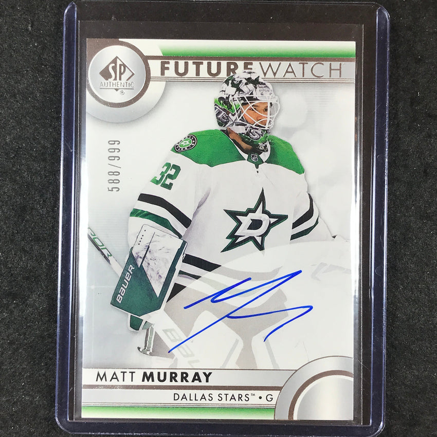 2023-24 SP Authentic NHL MATT MURRAY Future Watch Rookie Auto 588/999 #125