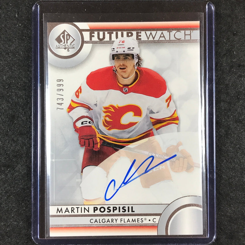 2023-24 SP Authentic NHL MARTIN POSPISIL Future Watch Rookie Auto 743/999 #199