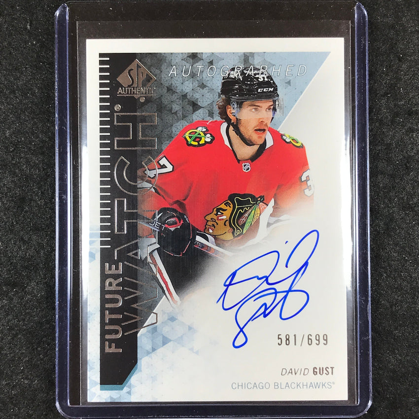 2023-24 SP Authentic NHL DAVID GUST 13-14 Retro Future Watch Rookie Auto 581/699