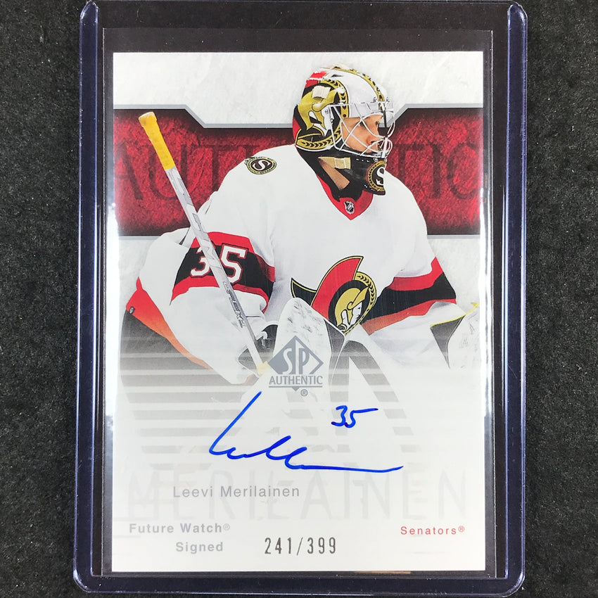 2023-24 SP Authentic NHL LEEVI MERILAINEN 03-04 Retro Future Rookie Auto 241/399