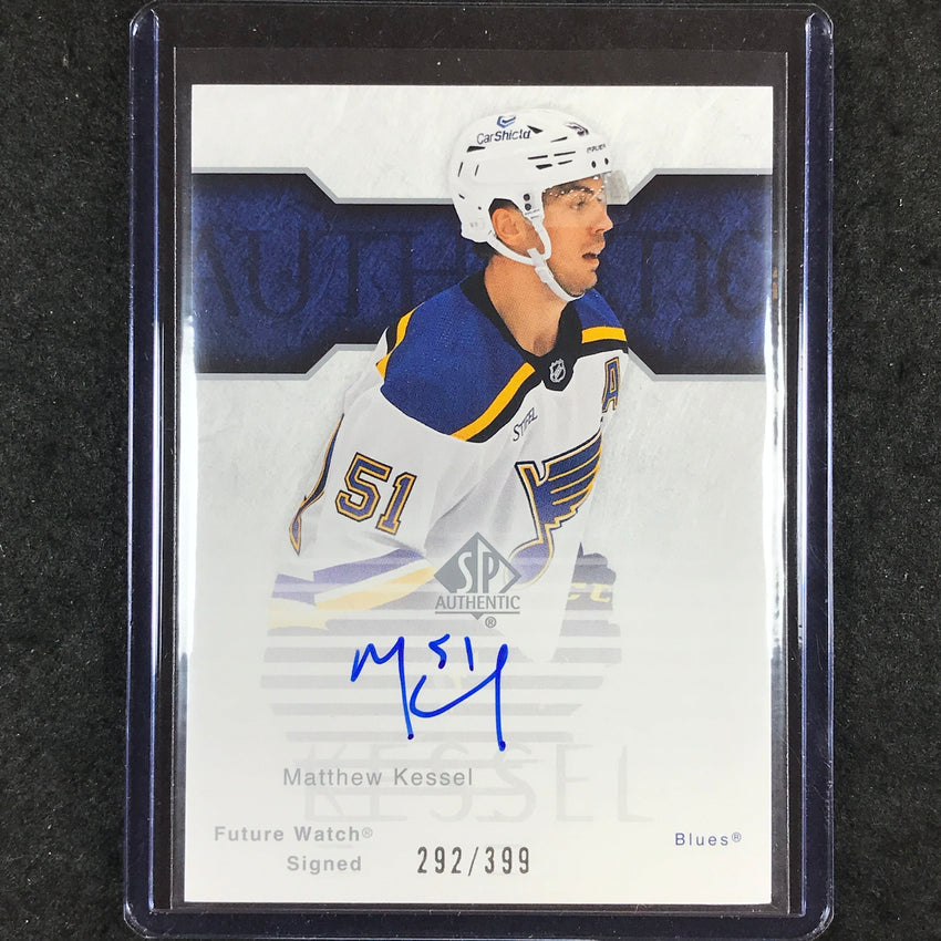 2023-24 SP Authentic NHL MATTHEW KESSEL 2003-04 Retro Future Rookie Auto 292/399