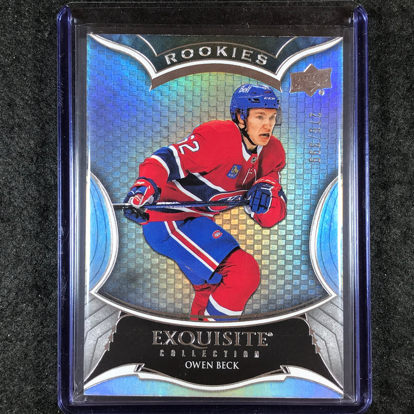 2023-24 Black Diamond NHL OWEN BECK Exquisite Rookies 276/399