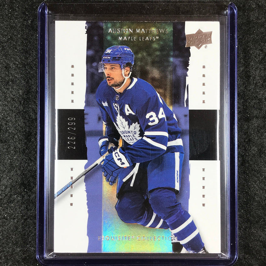2023-24 Black Diamond NHL AUSTON MATTHEWS Exquisite 2009-10 Retro 226/299
