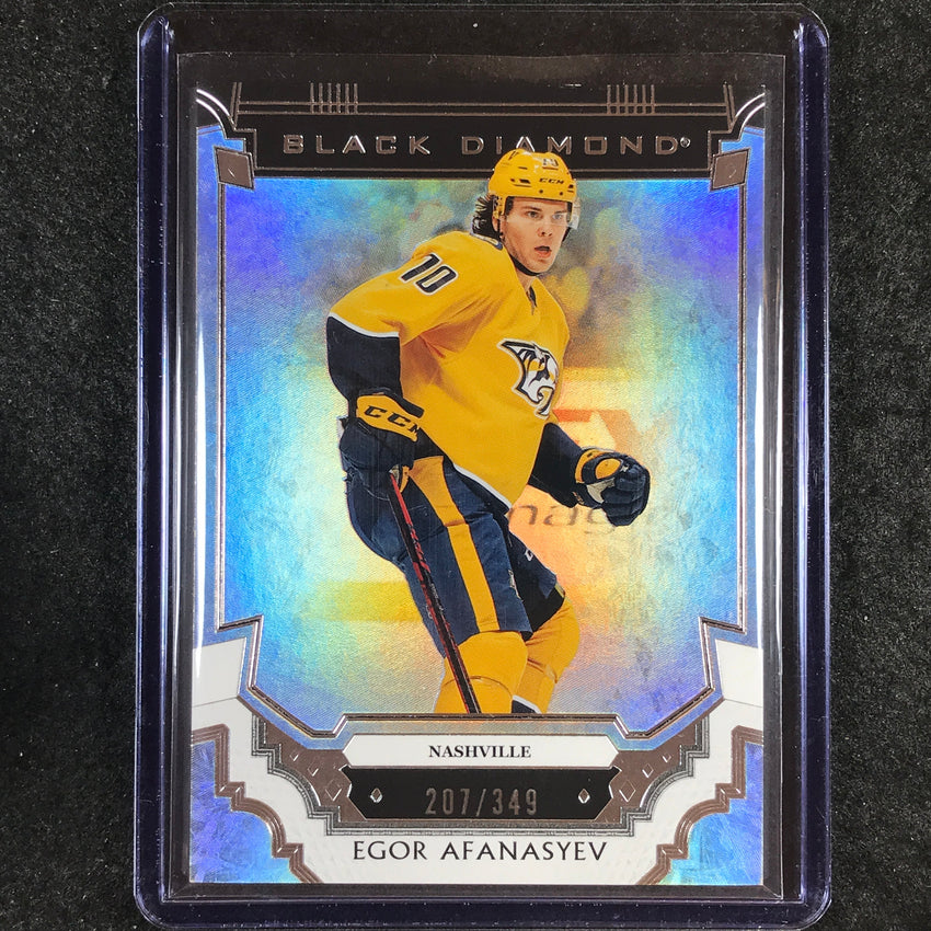 2023-24 Black Diamond NHL EGOR AFANASYEV Rookie Base 207/349