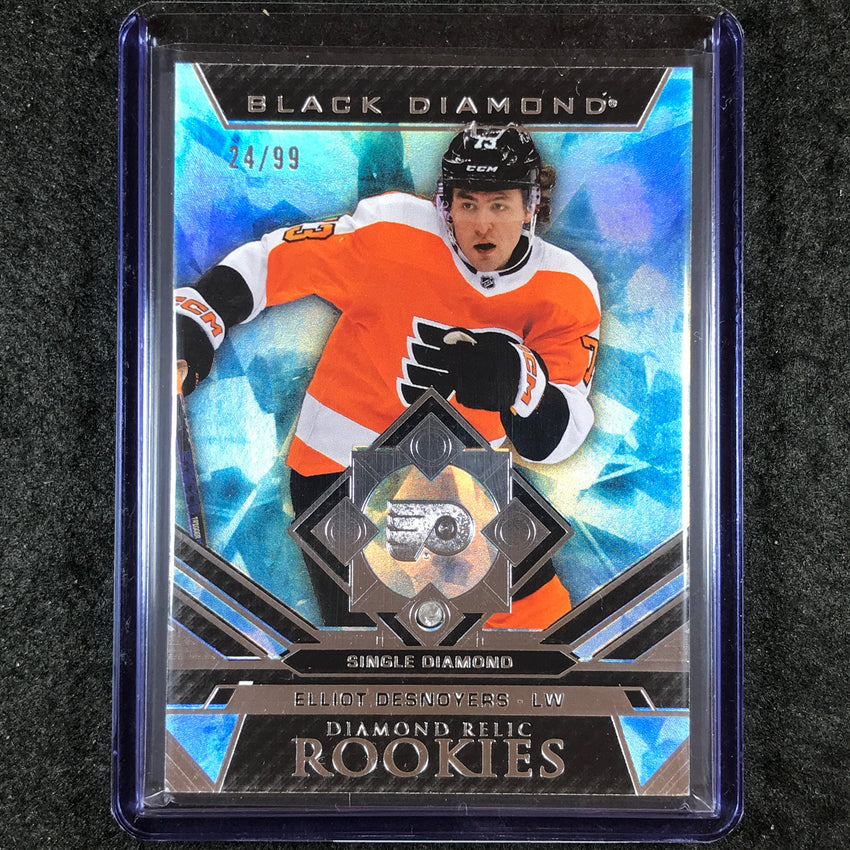 2023-24 Black Diamond ELLIOT DESNOYERS Diamond Relic Rookie Gems Single 24/99