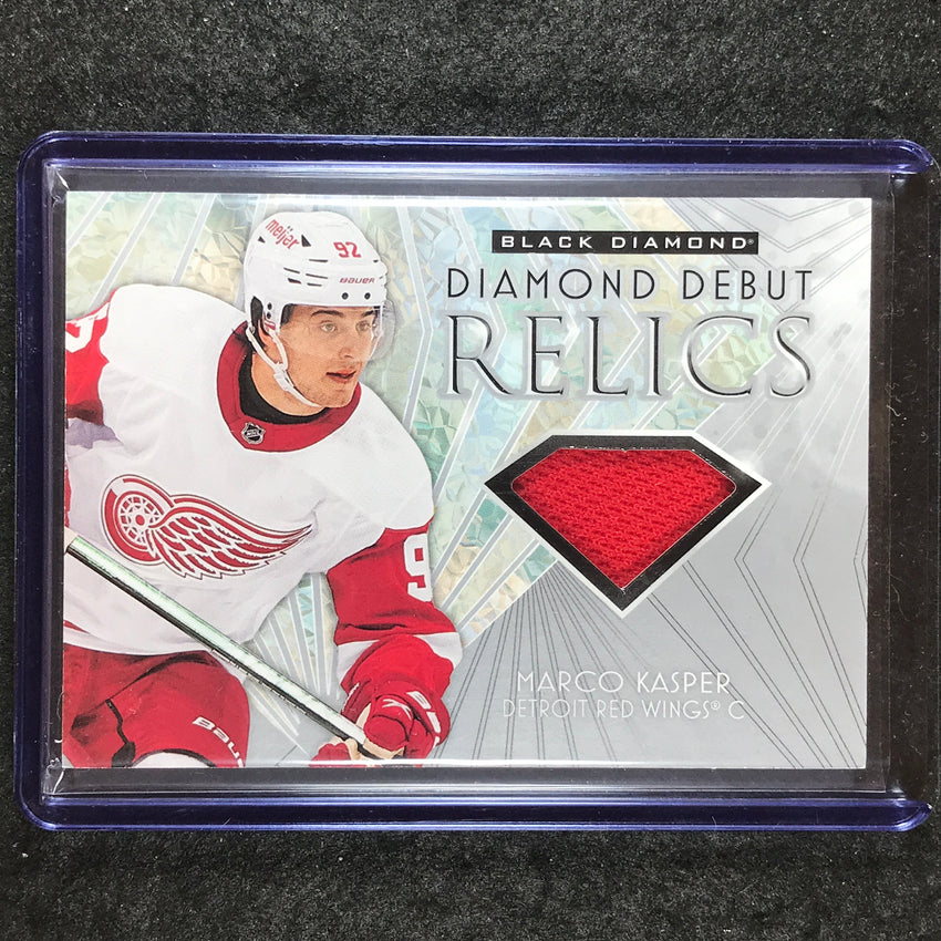 2023-24 Black Diamond NHL MARCO KASPER Diamond Debut Relics Rookie Jersey #KA