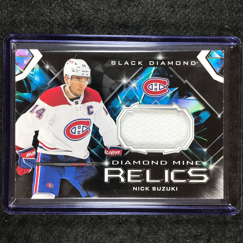 2023-24 Black Diamond NHL NICK SUZUKI Diamond Mine Relic Jersey #NS