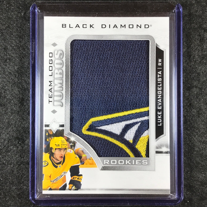 2023-24 Black Diamond NHL LUKE EVANGELISTA Rookie Team Logo Jumbo Patch #LE