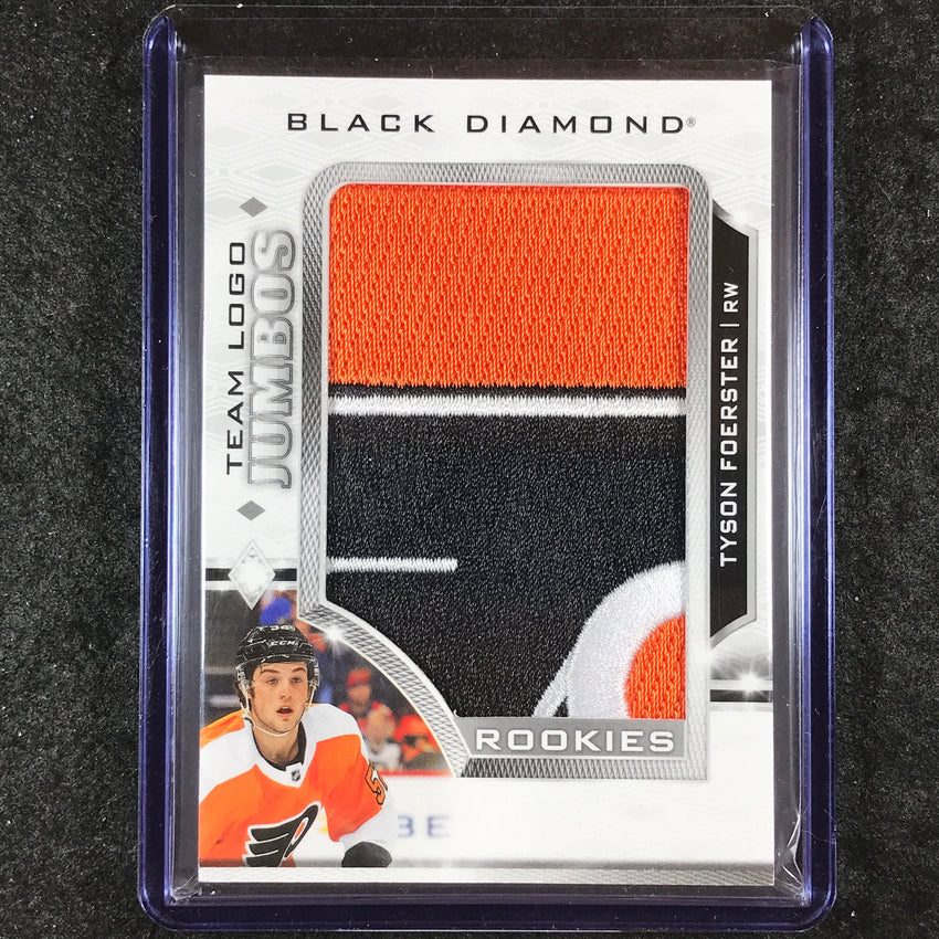 2023-24 Black Diamond NHL TYSON FOERSTER Rookie Team Logo Jumbo Patch #TF