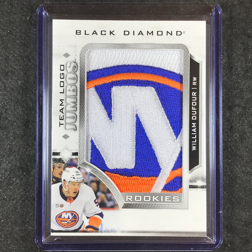 2023-24 Black Diamond NHL WILLIAM DUFOUR Rookie Team Logo Jumbo Patch #WD