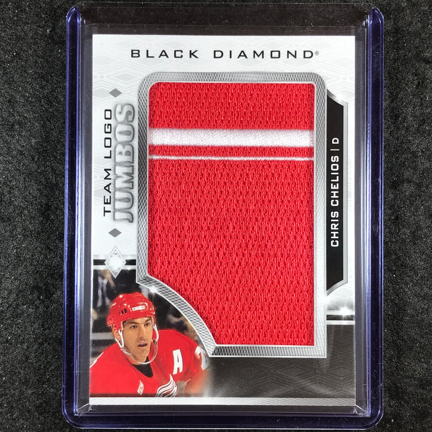 2023-24 Black Diamond NHL CHRIS CHELIOS Team Logo Jumbo Patch #CC
