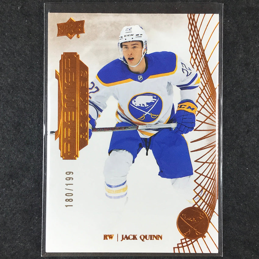2022-23 Premier NHL JACK QUINN Rookie Base Bronze 180/199 #124