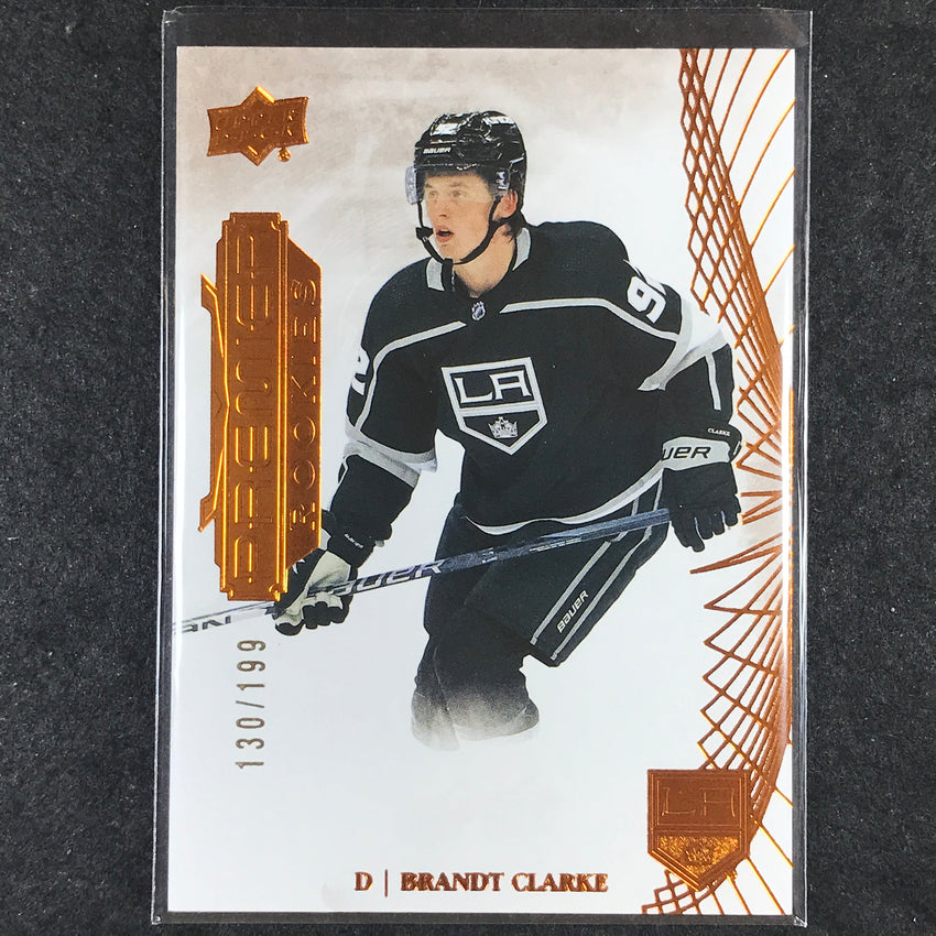 2022-23 Premier NHL BRANDT CLARKE Rookie Base Bronze 130/199 #137