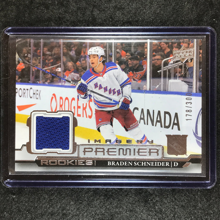 2022-23 Premier NHL BRADEN SCHNEIDER Dynamic Imagery Rookie Jersey 178/300