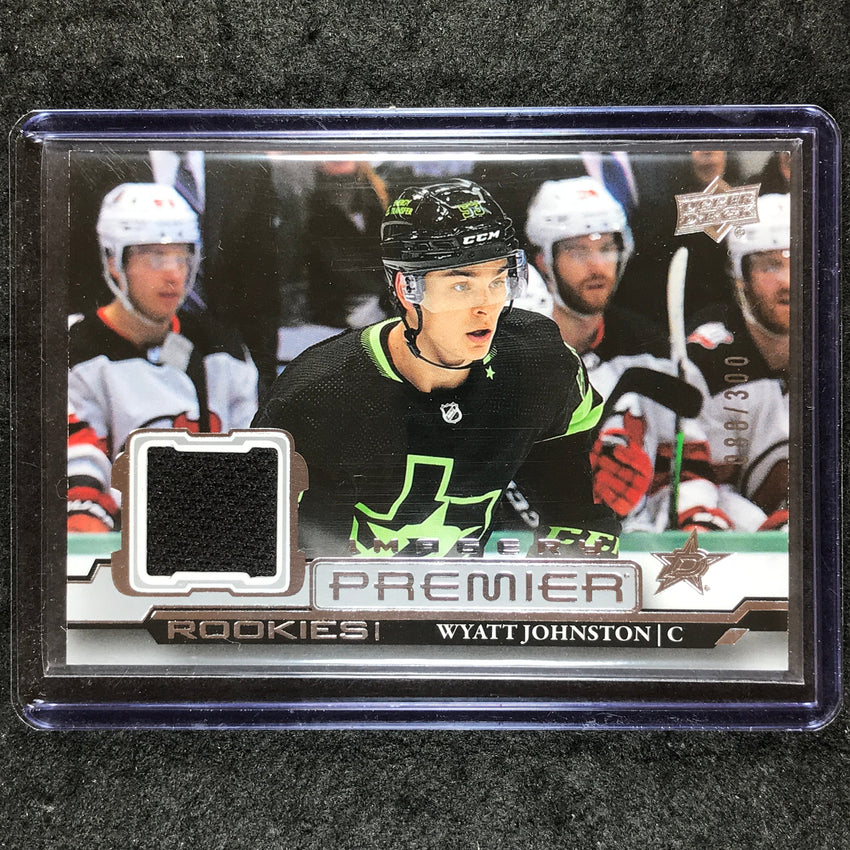 2022-23 Premier NHL WYATT JOHNSTON Dynamic Imagery Rookie Jersey Relic 88/300