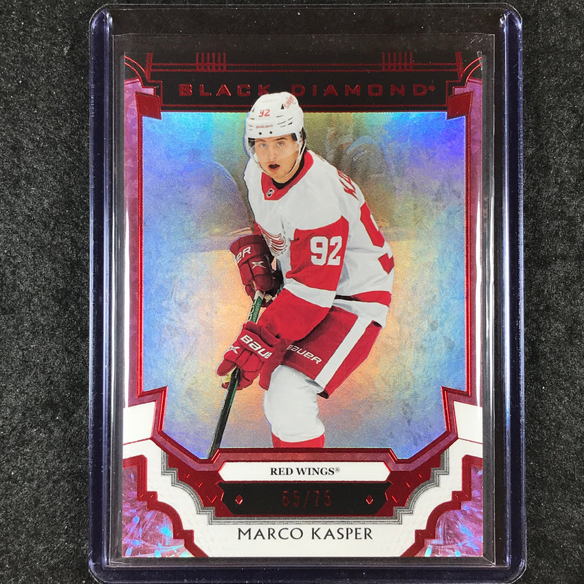 2023-24 Black Diamond NHL MARCO KASPER Rookie Base Red 65/75