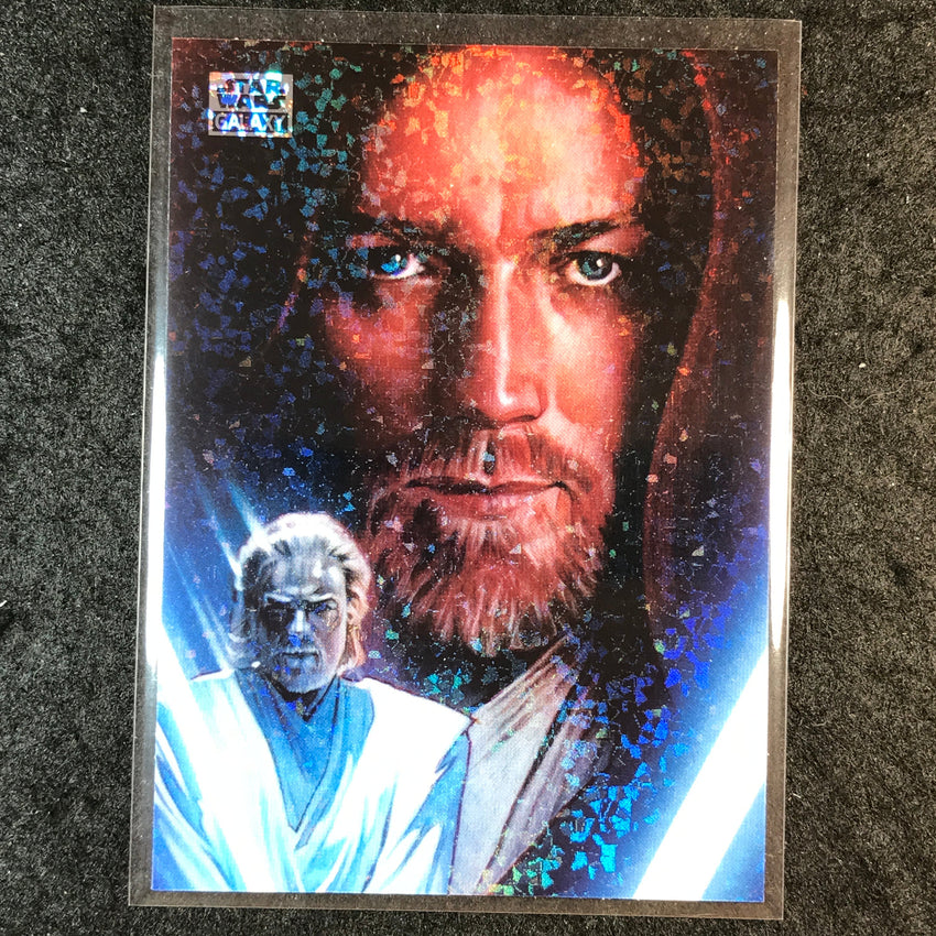 2025 Star Wars Chrome Galaxy OBI-WAN KENOBI Mini Diamond #9