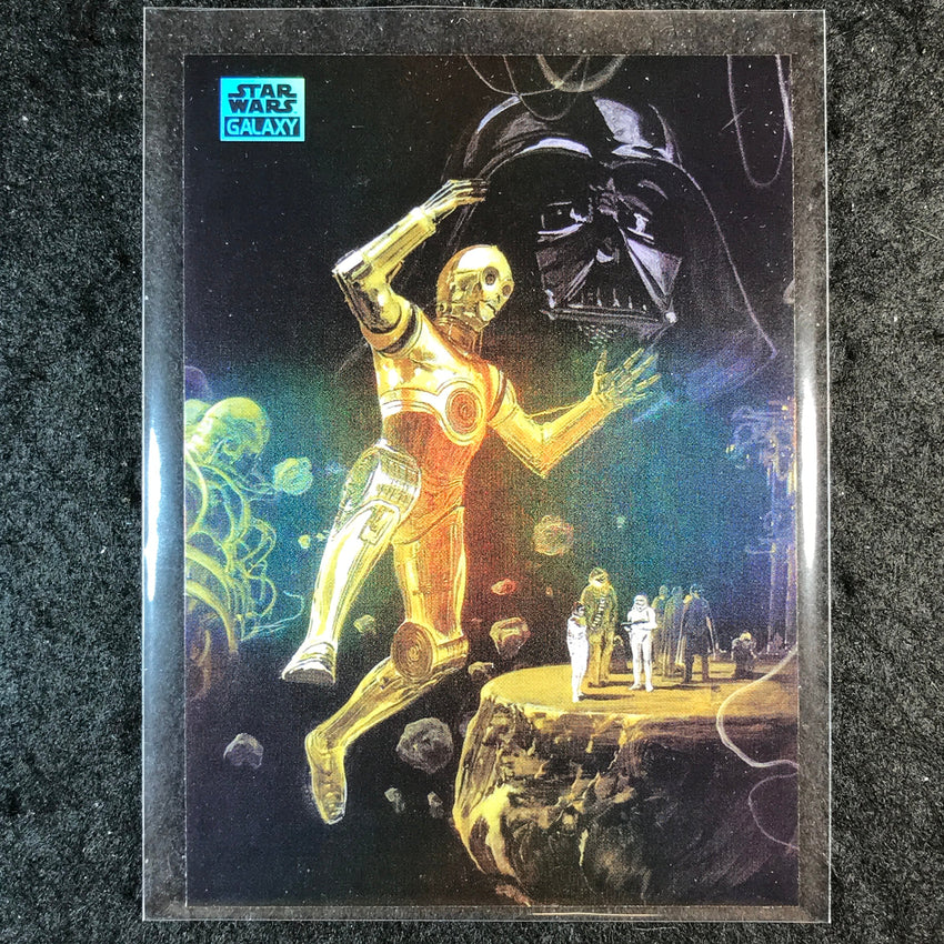 2025 Star Wars Chrome Galaxy PROTOCOL DROID Base Refractor #10