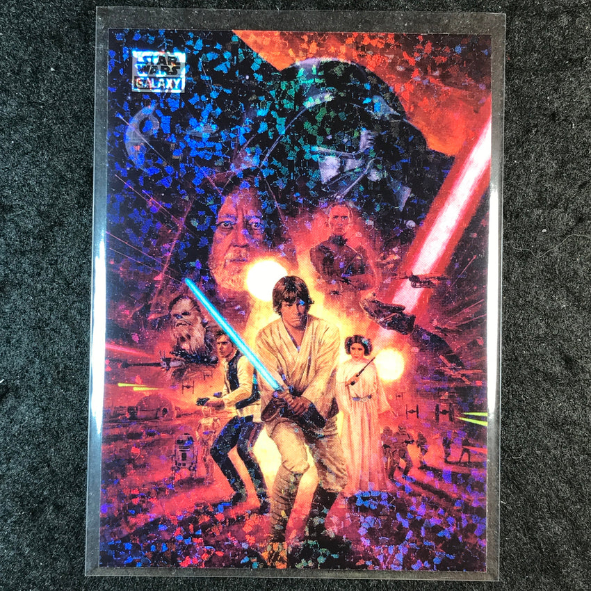 2025 Star Wars Chrome Galaxy AWAKENING OF A JEDI Mini Diamond #14