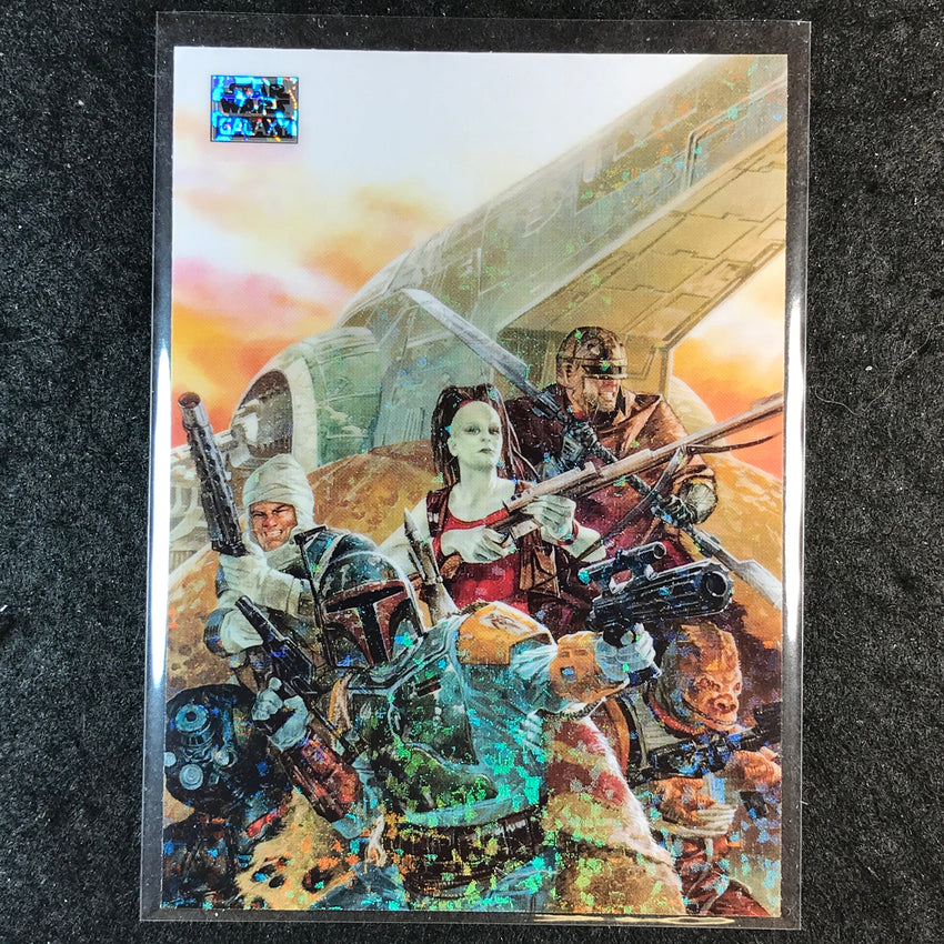 2025 Star Wars Chrome Galaxy BOUNTY HUNTERS Mini Diamond #23