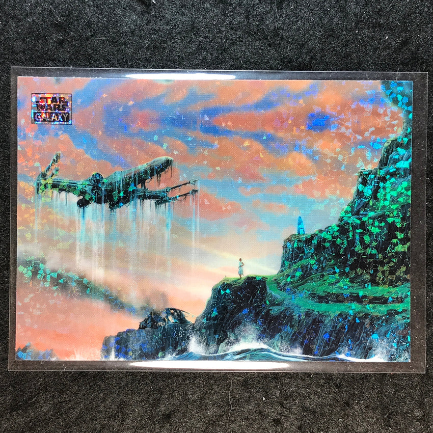 2025 Star Wars Chrome Galaxy LEARNING THE FORCE Mini Diamond #30