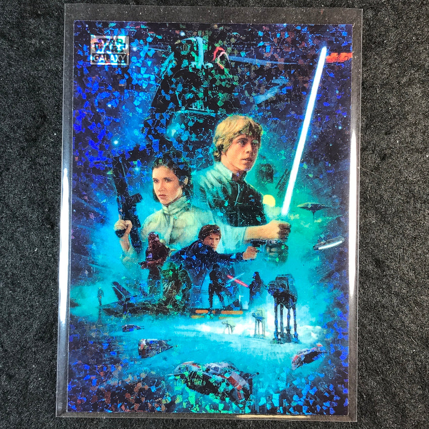2025 Star Wars Chrome Galaxy MAKING A JEDI Mini Diamond #55