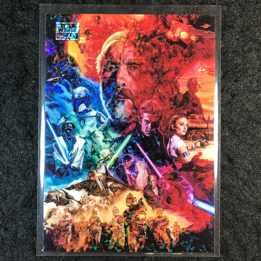 2025 Star Wars Chrome Galaxy THE CLONES Mini Diamond #59