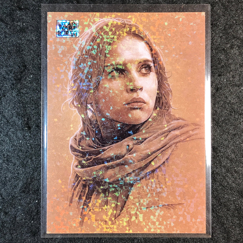 2025 Star Wars Chrome Galaxy JYN ERSO Mini Diamond #69