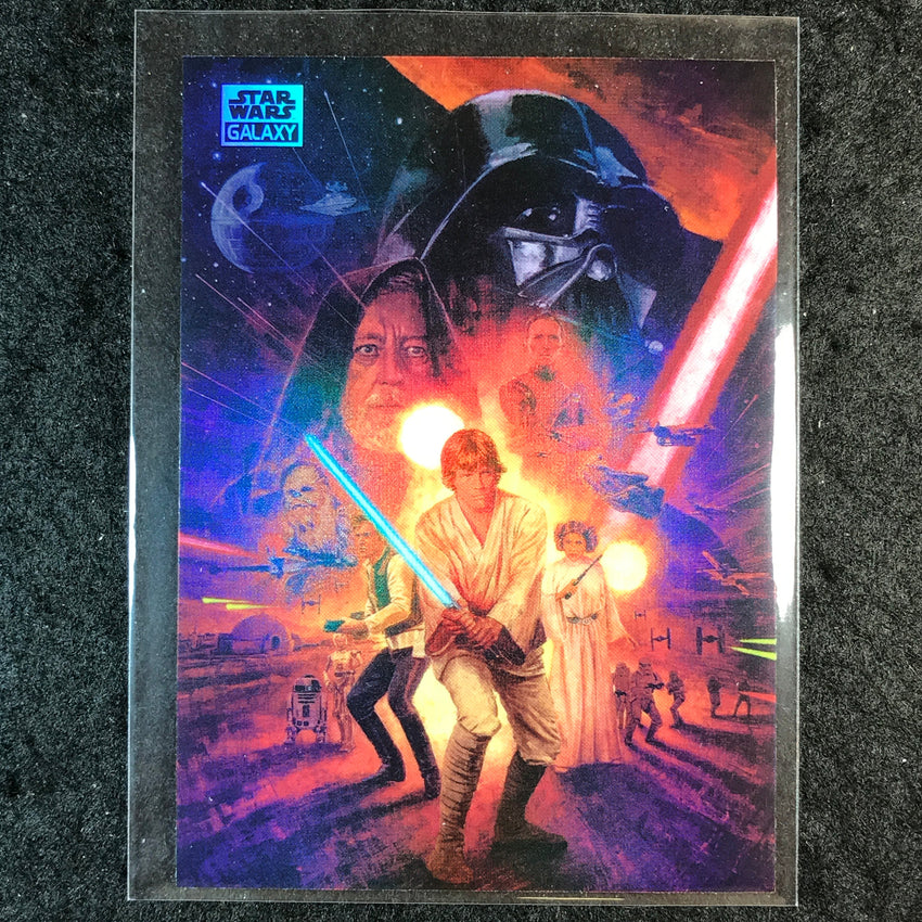 2025 Star Wars Chrome Galaxy AWAKENING OF A JEDI Base Refractor #14