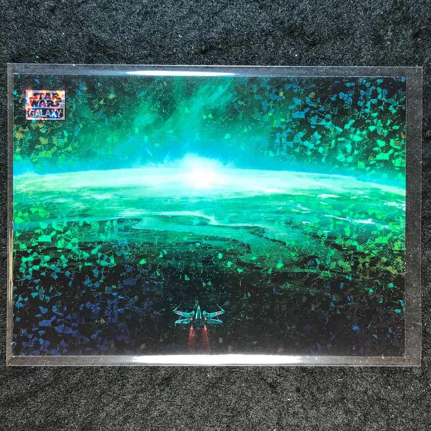 2025 Star Wars Chrome Galaxy DAGOBAH Mini Diamond #76