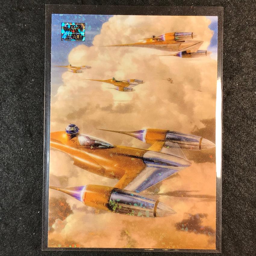 2025 Star Wars Chrome Galaxy N-1 STARFIGHTERS Mini Diamond #79