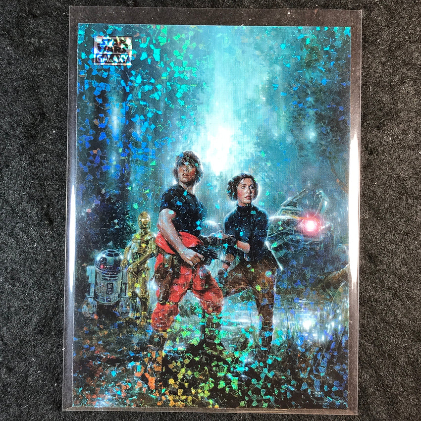 2025 Star Wars Chrome Galaxy SEPARATED AT BIRTH Mini Diamond #82